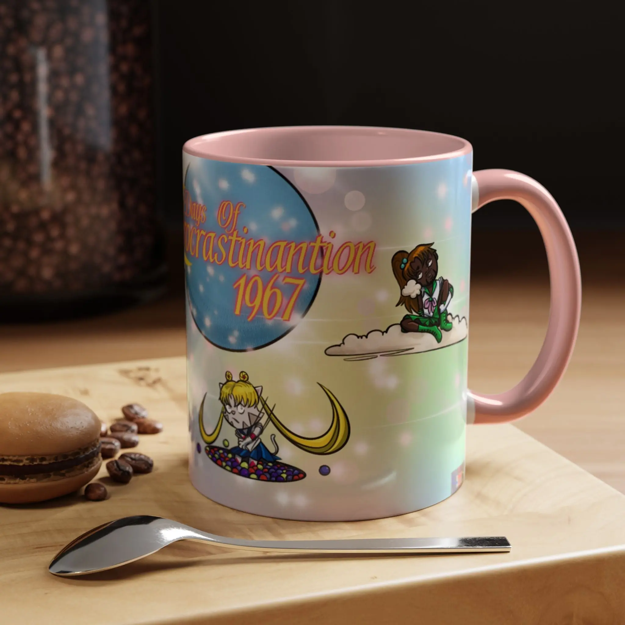 Days of Procrastinantion Mug — Day 1967, "Moonlit Transformation" Edition Keep Hope Services Coffee Mug