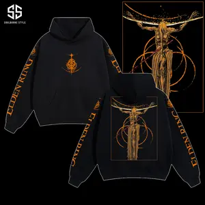[Soulsborne Style] Vintage Queen Marika - Elden Ring Unisex Hoodie, Soulsborne Gaming Apparel, Game Shirt, Video Game Clothes, Boy Merch, Gift For Him, Gift For Her, Soulslike Streetwear