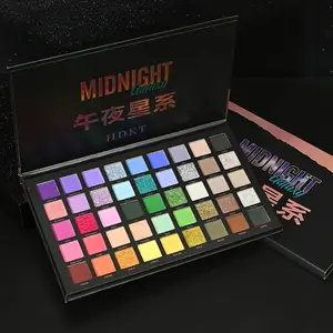 Colorful 45-Color Eyeshadow Palette, Highly Pigmented Palette, Matte & Shimmer Finishes, Daily Makeup & Festival Use, Cosmetics for Artists & Beginners
