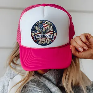 Patriotic Hat DTF Transfers 74 Transfers 22x36 Gangsheet Ready to Press Hot Peel American Flag Design for Fitted Trucker Hats Beach & Lake Prints