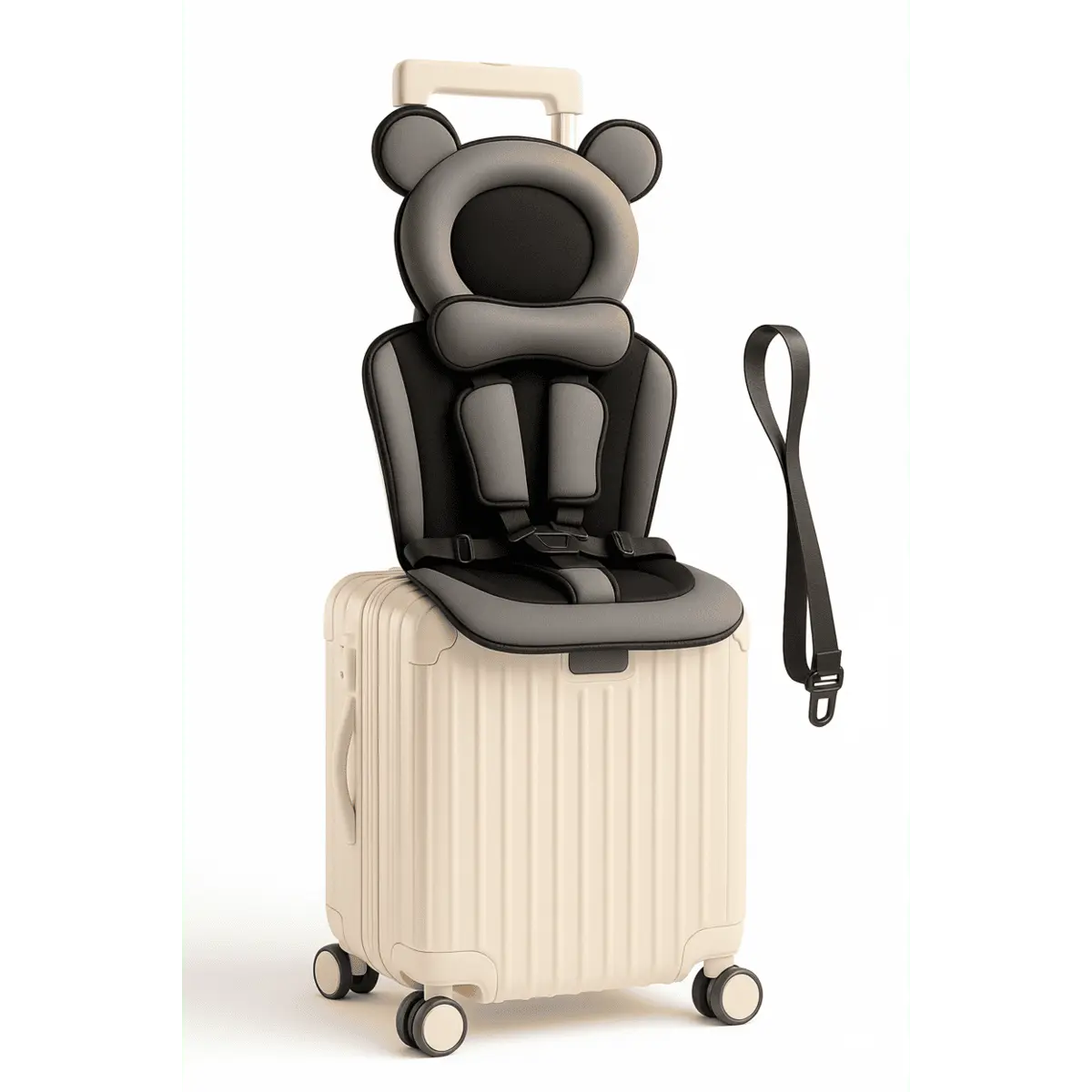 Travel Suitcase Seat Luggage Black Color Travel Suitcase Seat Luggage Black Color