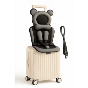 Travel Suitcase Seat Luggage Black Color