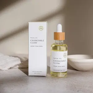 Chamomile Glow Facial Oil Lightweight Moisture Skincare Calming Plant Soothing Vegan