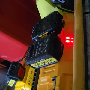 Product Review of Amityke DCB104 Replacement for Dewalt Multi-Battery Charger Station 4-Port Efficient Charging 12V 20V Batteries Dual USB Ports LED Indicator Portable Power Tool Accessories from K**l