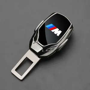 Car Seat Belt Extension Plug Safety Seat Lock Clip Buckle For BMW M Emblem E46 E36 E34 F10 E90 F30 E60 F30 E53 E30 E92 E87