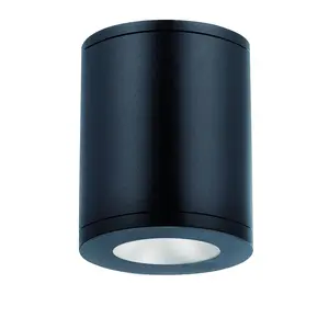 Tube Arch LED Flush Mount Black
