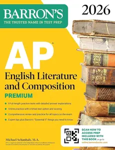 AP English Literature and Composition Premium, 2026: Prep Book with 8 Practice Tests + Online Practice (Barron's AP Prep)   Premium Edition