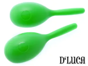 D’Luca Percussion Green Fish Style Plastic Maraca D’Luca Percussion Green Fish Style Plastic Maraca