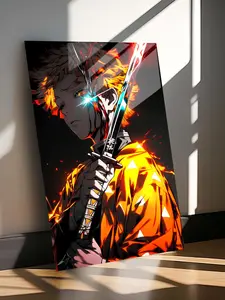 [ Sale Up To 40%] Anime Metal Wall Art, Anime Poster – Otaku Room Decor_No Framed