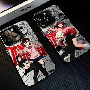 Anime Dandadan Cool Phone Cases For iPhone 17 16 15 14 13 12 11 Promax Pro Max Plus Air Black Anti Fall Matte Shockproof Protective Cover Best Gifts of Christmas Halloween Birthday Valentine