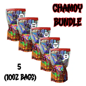Gringas OG Chamoy Bundle – Sweet & Tangy Gummy Candy (Not Spicy) 5 10oz packages