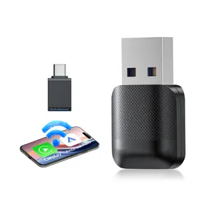 2-in-1 Wireless Carplay Adapter Convert Wired CarPlay to Wireless CarPlay & Wired Android Auto to Wireless Android Auto M10