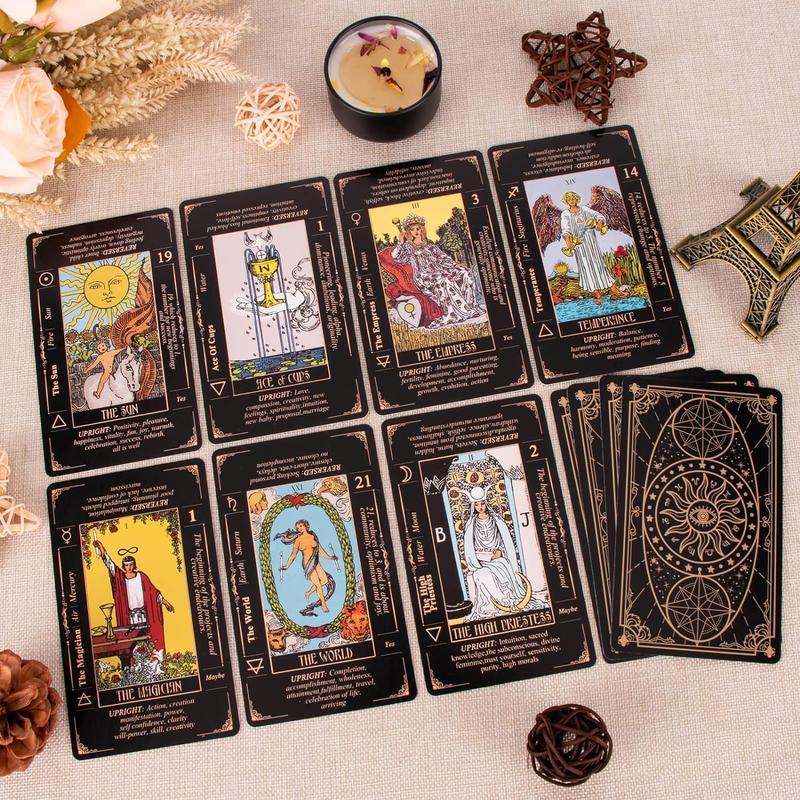 Tarot Cards for Beginners, Classic Tarot Cards with Meanings on Them ...