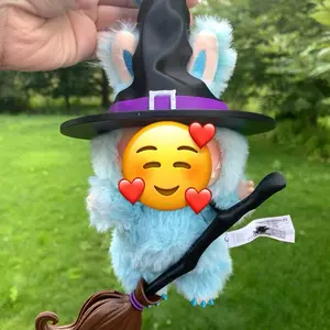 3D Printed Witches Hat and Broom Stick - Costume Accesory - A  Monster Halloween Costume Decoration - Fashion Accessory