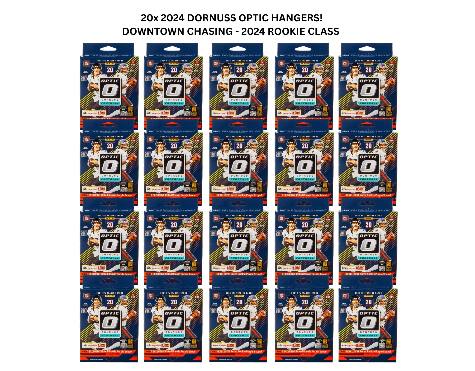 #310 2024 Football Team Break 20x Donruss Optic Football Hangers - DOWNTON HUNTING!