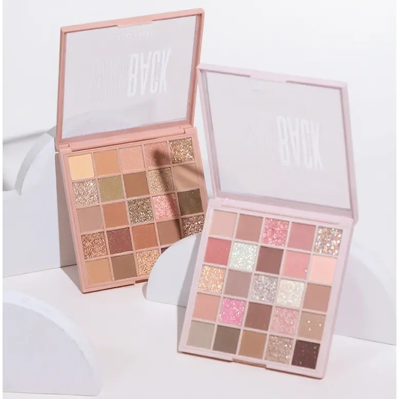 25-color eyeshadow palette multi-color color smoky teal student pan dance