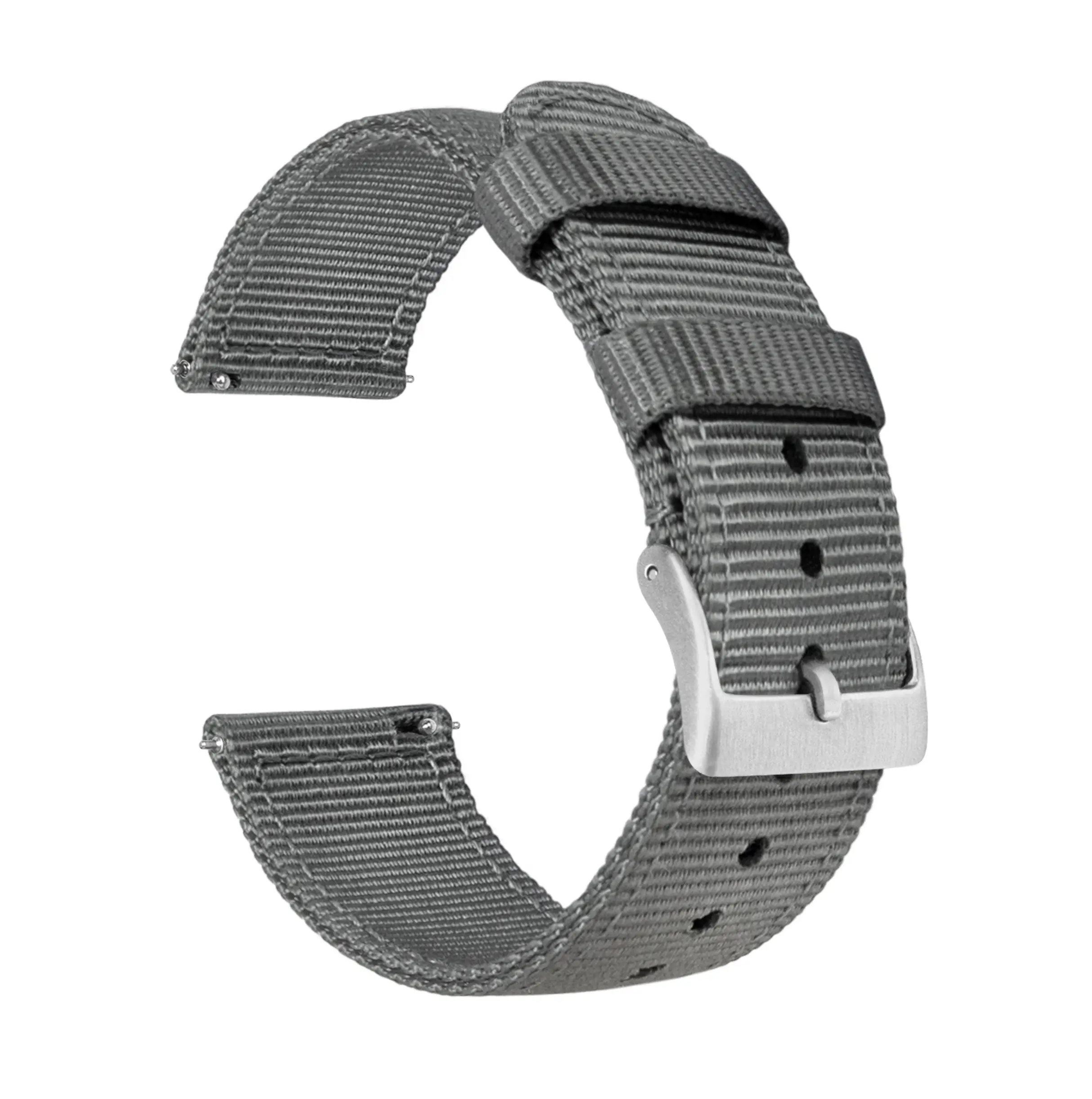 Coros Two Piece NATO® style Smoke Grey Watch Band