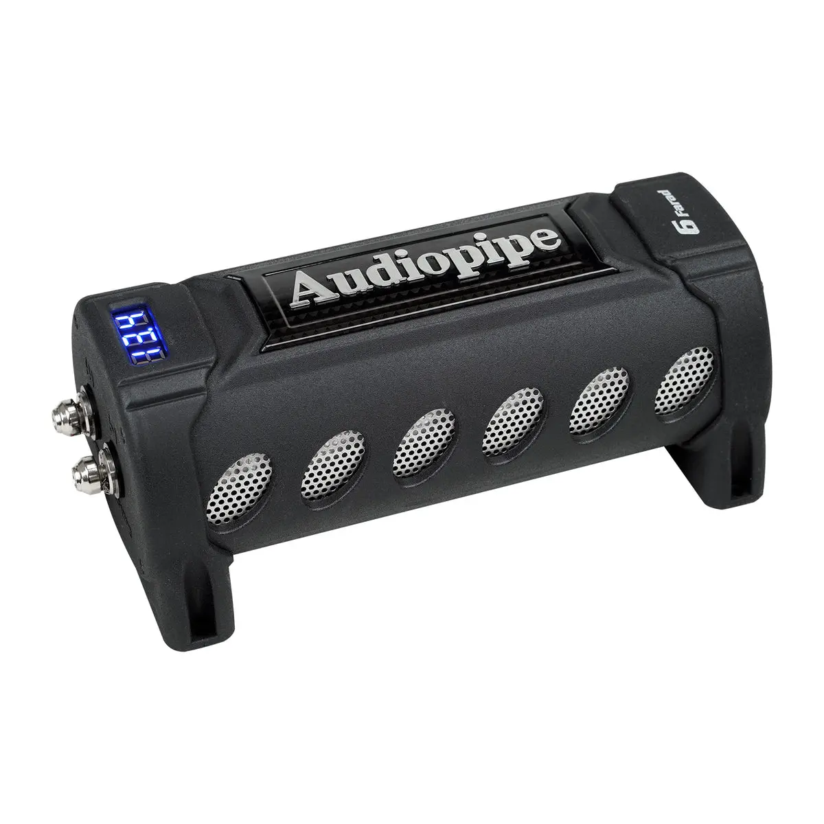 Audiopipe ACAP-D6000 6 Farad 24 V Car Audio Power Capacitor with Digital Display & Electronic Protection