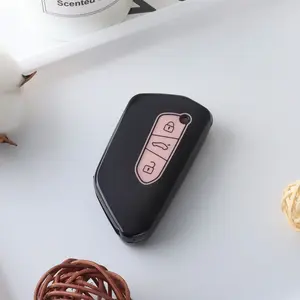 Premium Powder Color Tpu Key Shell for Volkswagen Id3, Id4, Golf 8, Passat L, CC, Tiguan, Arteon, Skoda Octavia