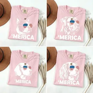 Comfort Colors 50+ Dog Funny 4th of July Shirt, Merica Golden Retriever Shirt, 4th of July Australian Shepherd Dog Shirt, Black Labrador Mom Gift, Patriotic Dog Tee, Maltese Lover Shirt, 4th of July Gift, 4th of July Shirt, 4th of July Dog