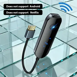 Lulaven -2026-Wireless HD Display Adapter for iPhone to TV HD Video Audio Sync 5G WIFI Streaming Mirroring YouTube Tiktok to TV iOS Only - Tech Accessories（daily necessities）