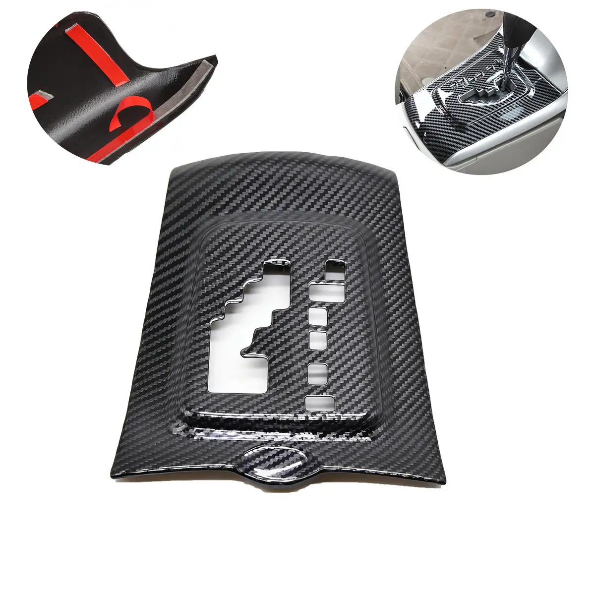 Car Interior Sticker for Toyota Corolla 2007-2013, Modern Handbrake Panel Fit Center Console Gear Shift Decor, Car Accessory That Resists Daily Wear