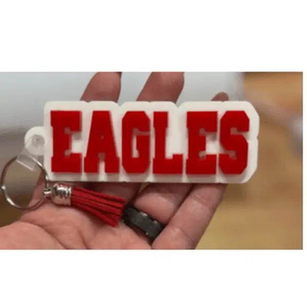 Red Eagles Acrylic Keychain