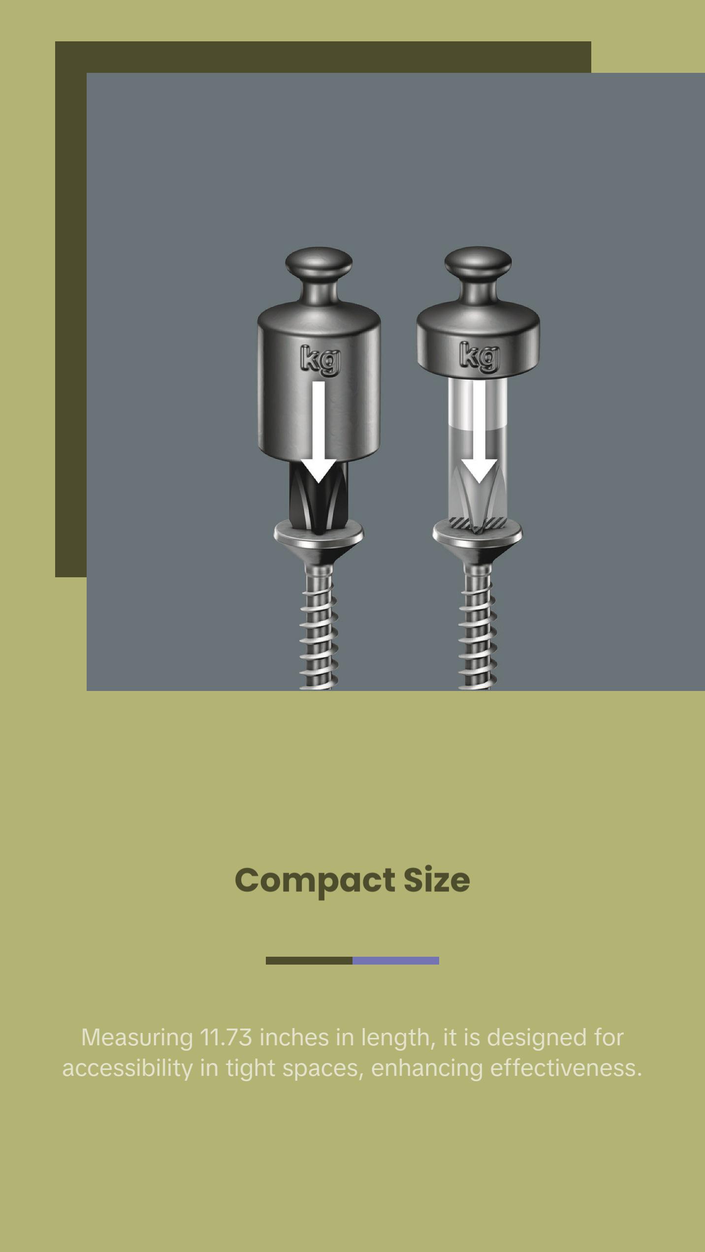 Wera 335 Screwdriver for slotted screws, 0.8 x 4 x 200 mm