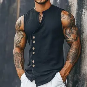 Men's Lightweight Polyester Sleeveless Polo Shirt — Breathable Summer Beach Top | Casual, Comfortable, Trendy & Versatile Vacation Leisure Wear (Sizes M–XXXL) men clothes boyfriend fit long sleeve steak showing corn malcolm todd vintage business style tik