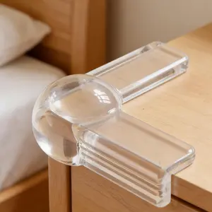 Airbag Table Corner Protector, Anti-Collision Soft Edge Guards, Silicone Protection for Sharp Corners, Durable Shock Absorption