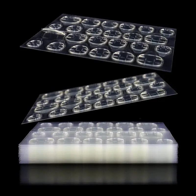 360pcs (15 Sheets) Double Side Gel Nail Glue For Press On Nails Jelly Double Sided Nail Adhesives Sticky Tabs Nail Glue Sticker Nail Stickers Nail Art Stickers DIY Nail Art Products