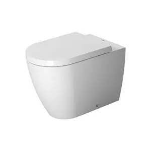 212 MAIN Duravit Starck Ceramic Toilet Bowl - Elongated, Floor-Standing, Wall-Mountable, White, Modern, Hygienic, Easy-to-Clean Bathroom Fixture