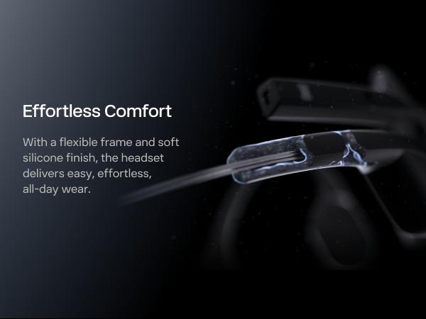 SHOKZ OpenComm2 - Open-Ear Bone Conduction Headphones, Wireless Bluetooth Computer Headsets with Noise Canceling Mic and Mute Button for Work, Call, Meeting, 16 Hours Talk Time for Mobile & PC, Black