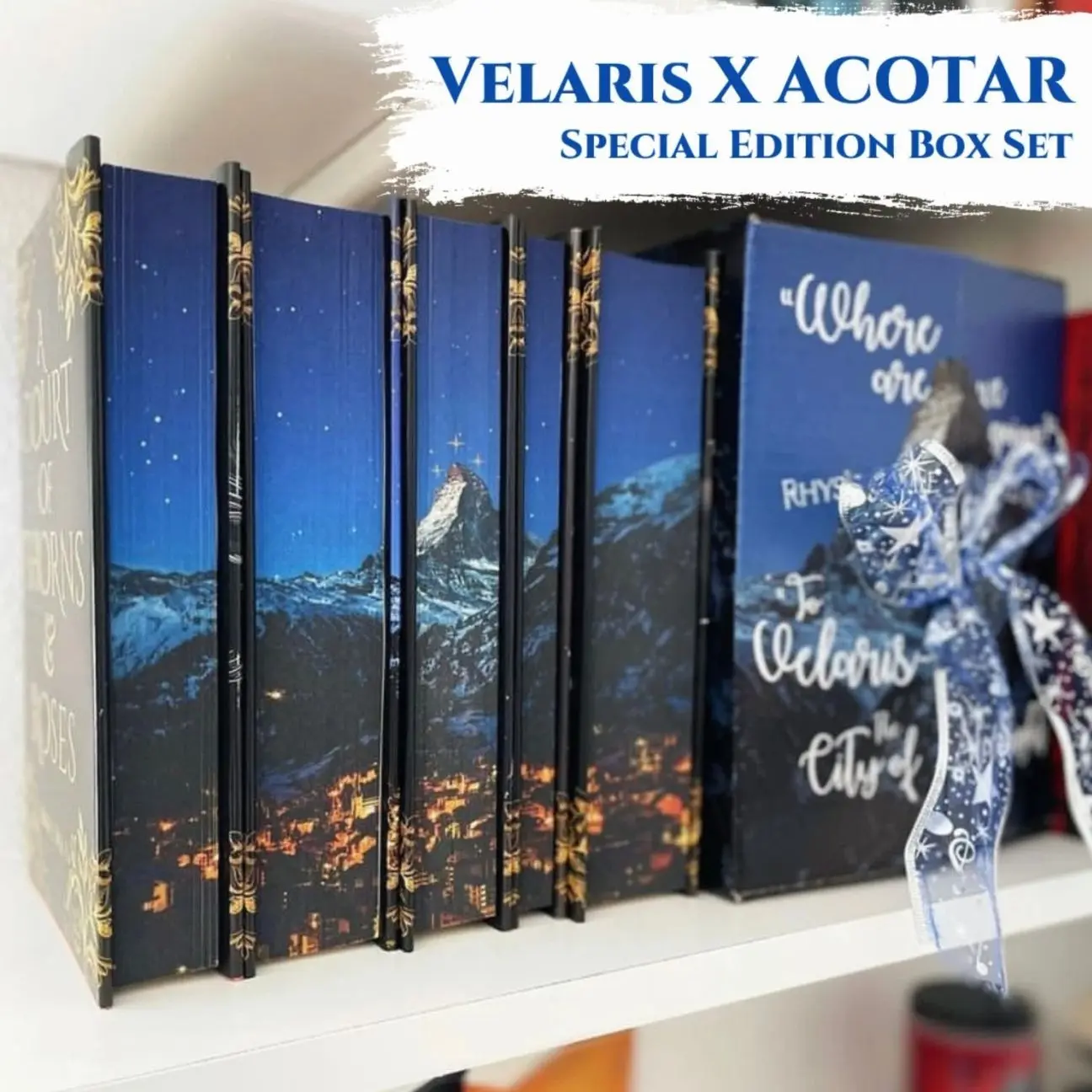 ACOTAR Velaris Special Edition Book Set | A Court of Thorns and Roses, ACOTAR Books, ACOTAR Merch | Officially Licensed by Sarah J. Maas