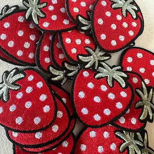 Strawberry Iron on Patches