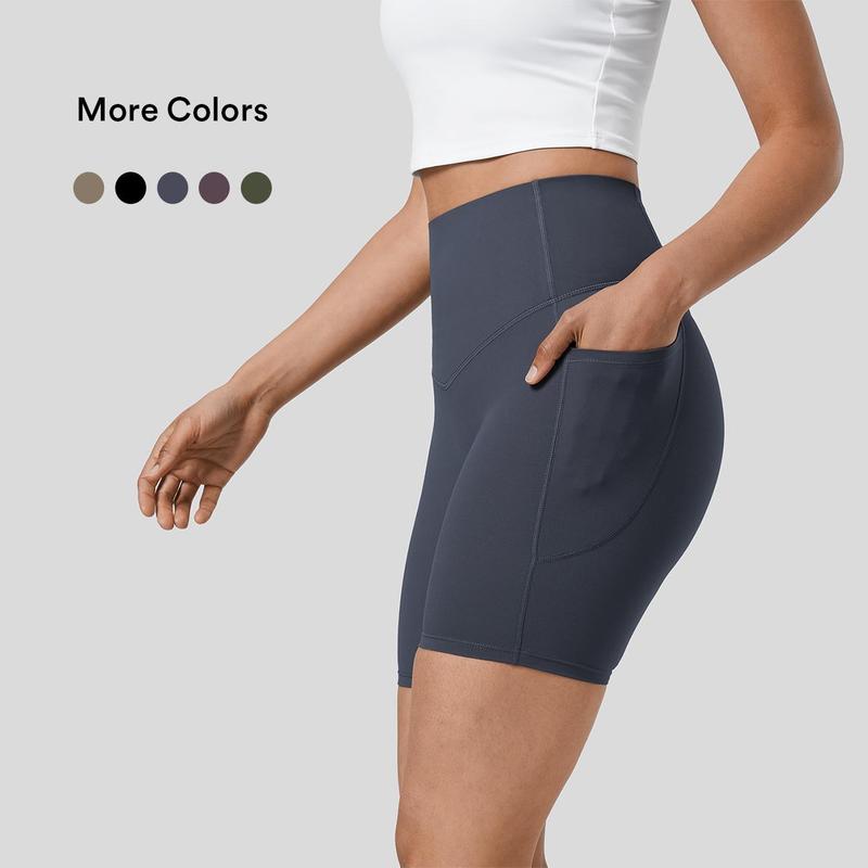 Halara UltraSculpt High Waisted Tummy Control Pocket Shaping Training Biker Shorts 7'' Halara UltraSculpt High Waisted Tummy Control Pocket Shaping Training Biker Shorts 7''