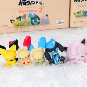 Sleeping Pokemon Figure (6 Piece Set)