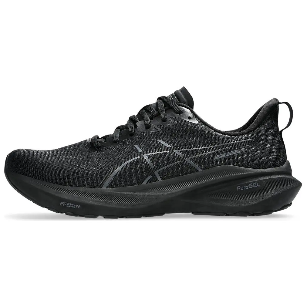 ASICS GT 2000 13 Black Cushioned Breathable Low Top Running Shoes Men's 1011B861-002