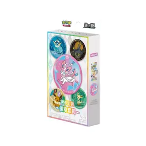 Chinese Pokemon Eevee Badge Set Box