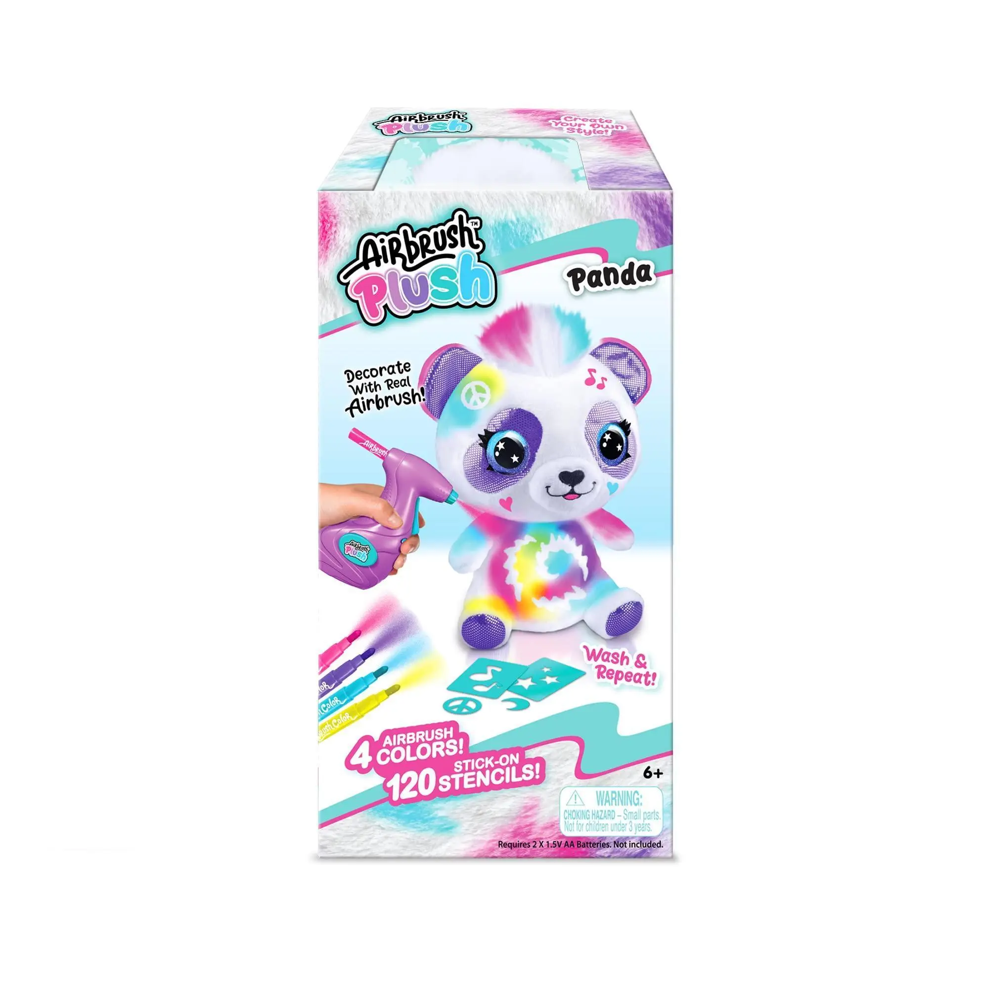 Airbrush Plush Panda – Customizable Stuffed Animal Kit