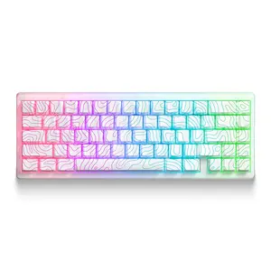 XVX M67 JadeStone Stellar White VIA Tri-Mode Mechanical Keyboard with IMD-Tech Keycaps