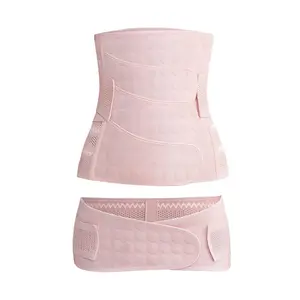 Postpartum Abdominal Binder for Women – 4-Panel Breathable Belly Wrap for Postnatal Recovery, Support for Natural & Cesarean Birth, Waist Shaping Girdle