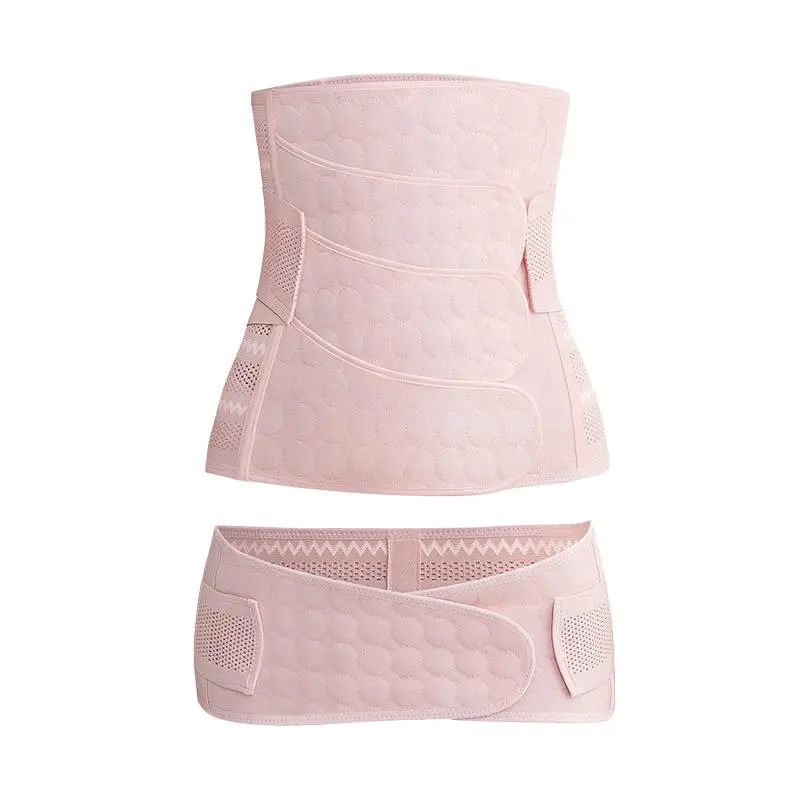 Postpartum Abdominal Binder for Women – 4-Panel Breathable Belly Wrap for Postnatal Recovery, Support for Natural & Cesarean Birth, Waist Shaping Girdle