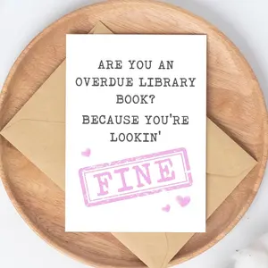 Punny Valentine's Day Card for her or for him | funny greeting card for boyfriend for girlfriend | cute gift for partner