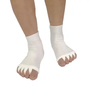 Breathable Yoga Exposed Toe Socks Women Cotton Open Five Finger Socks Correction of Thumb Eversion