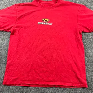 Vintage 2000s Quiksilver Front & Back Dual Hit Surf Tee Shirt, Unisex Crewneck Shirt for Men and Women