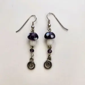 Mystical Mushroom Earrings