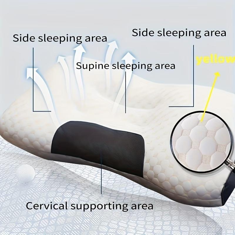 1/2 of the ultimate cervical pillow - Ergonomic neck support for deep sleep - Suitable for side sleepers and back sleepers - Enjoy soothing home massage - Durable, comfortable all year round, sleep headrest, prone pillow, headrest