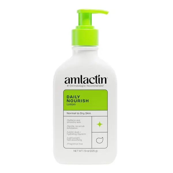 AmLactin Daily Nourish Body Lotion, 12% Lactic Acid, 7.9 oz, 2 Pack