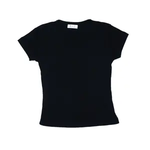 RLT RIBBED TEE - BLACK